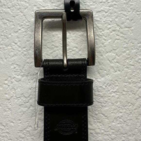 NWT! Dickies Genuine Leather Work Wear Men’s Size Small (30-32) Black Belt, K641 - Picture 6 of 8